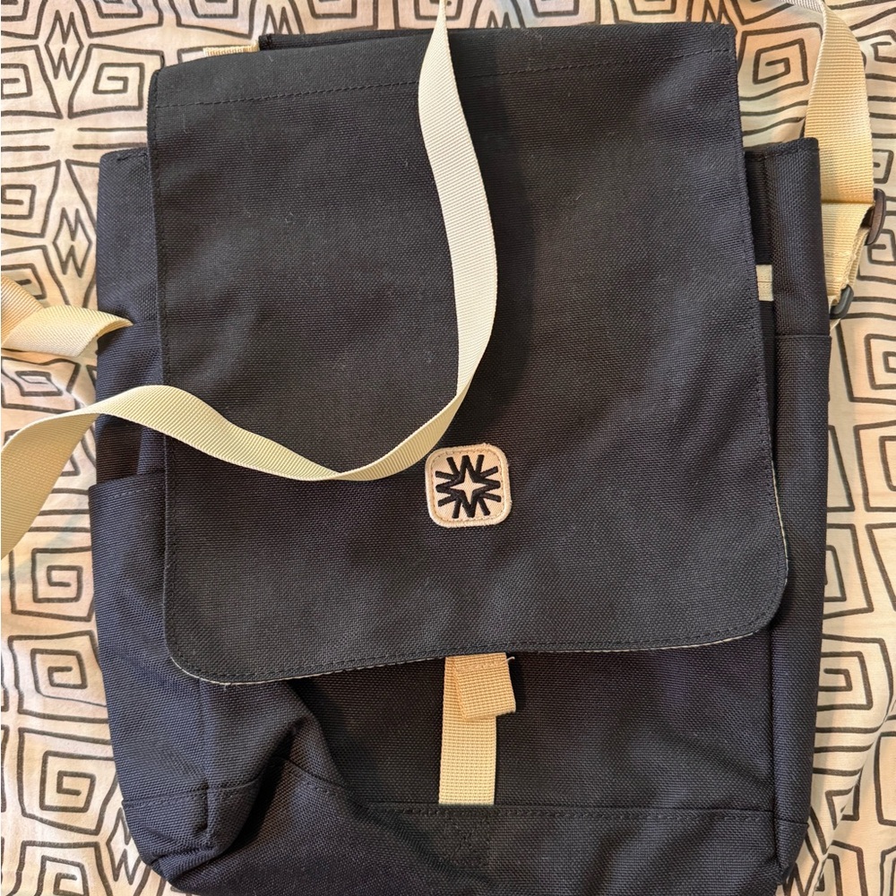 Walkergoods black Canvas Messenger Bag